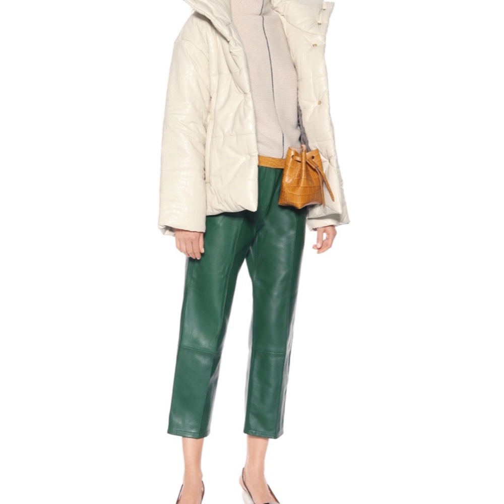 Nanushka Hide Faux Leather Puffer Jacket